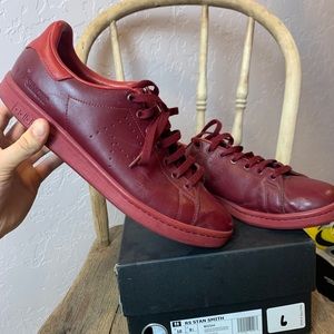 Adidas Stan Smith Raf Simmons red